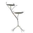Bird Bath Green Brown 38x43x78 cm