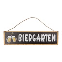 Targa Decorazione Marrone Bianco 40x1x10 cm