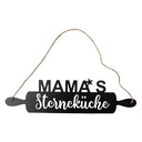 Text Board Black 50x1x14 cm