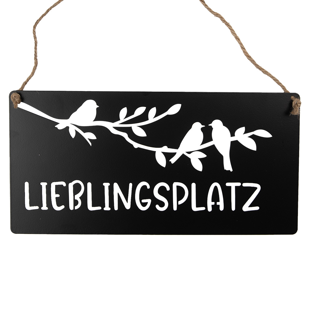 [6Y5697] Tekstbord 30x1x15 cm