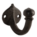 Gancio Appendiabiti Marrone 4x7x6 cm