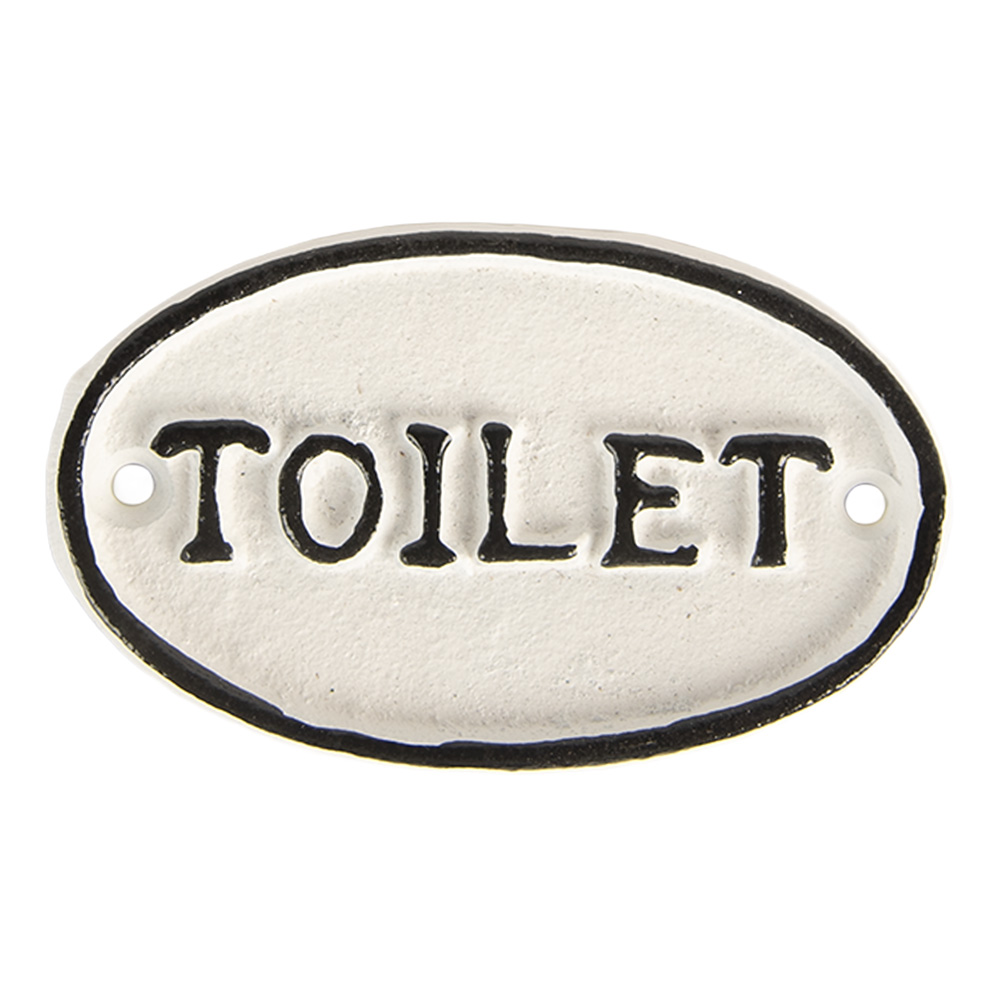 [6Y5768] Targa Decorazione Bianco Nero 10x1x6 cm