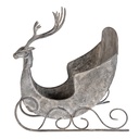 Decorazioni Natalizie Slitta Grigio 44x34x47 cm