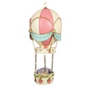 Decorazione mongolfiera Rosa Beige Ø 14x29 cm