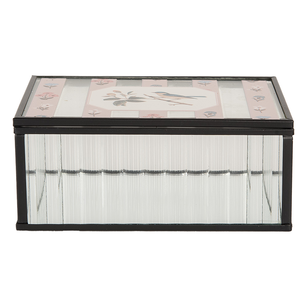 [6Y5950] Boîte de rangement décorative Transparent 15x10x6 cm