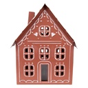 Decorazione Casa con LED Marrone Bianco 27x19x32 cm / 3x AAA