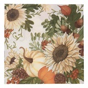 Papierservietten Weiß Beige 33x33 cm (20)