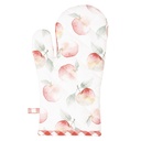 Guanto Forno Rosso, Bianco 18x30 cm