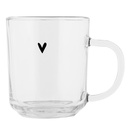 Teeglas Transparent 11x8x9 cm / 200 ml