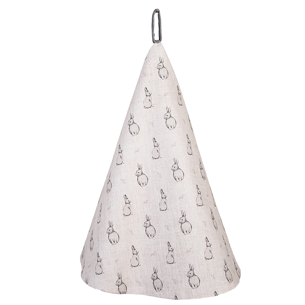[BNS48] Teatowel Beige Grey Ø 80 cm