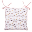 Chair cushion Foam Beige Pink 40x40x4 cm