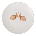 Crockery Breakfast Plates White Brown Ø 20x2 cm