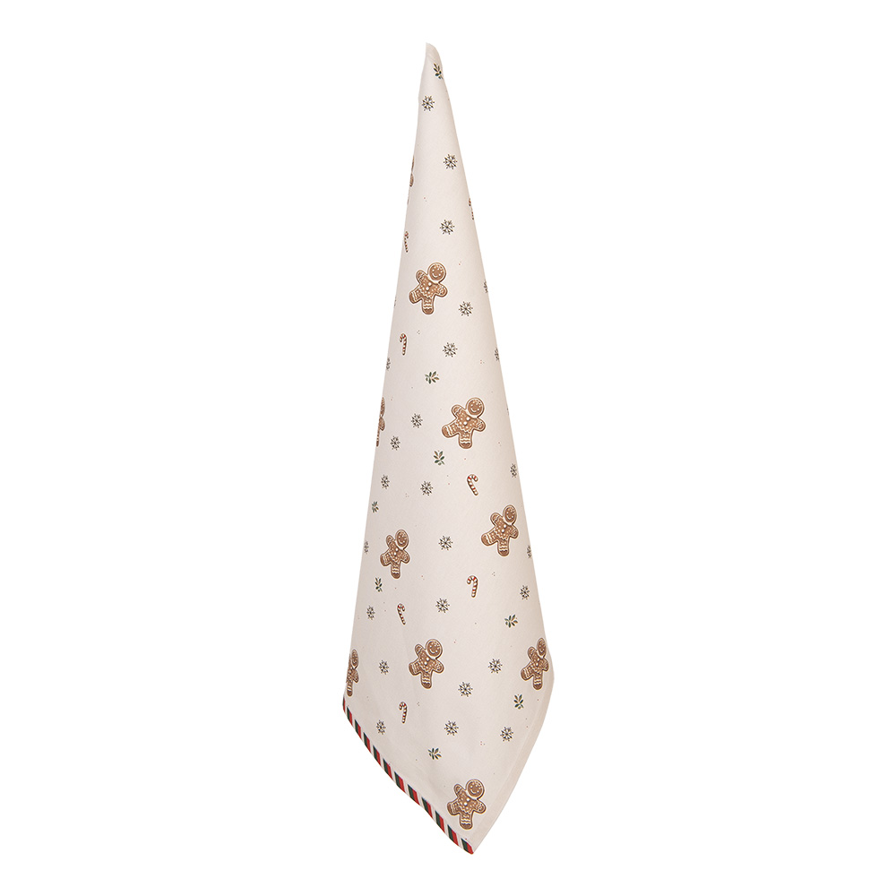 [CGM42] Torchon Beige Marron 50x70 cm