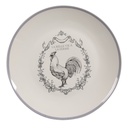 Assiette à dîner Blanc Gris Ø 20x2 cm