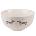 Bowl Beige Brown Ø 14x7 cm / 500 ml