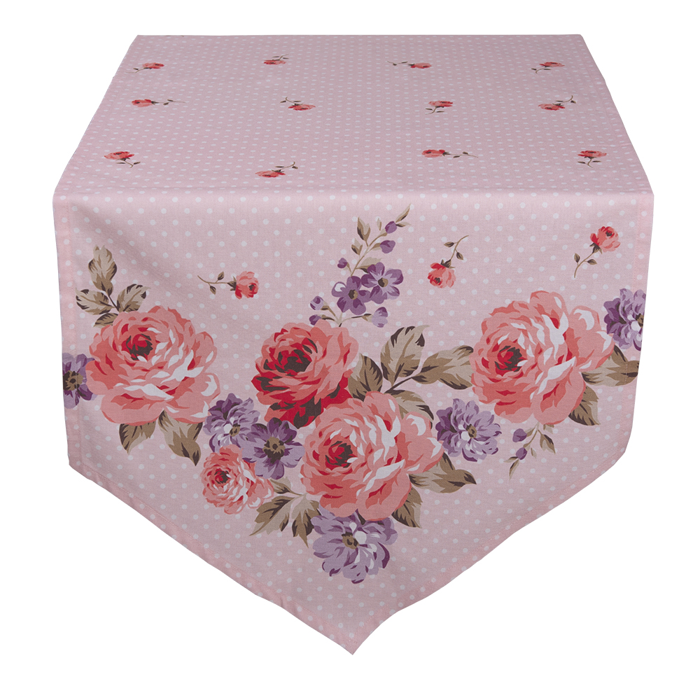 [DTR65] Chemin de table Rose, Violet 50x160 cm