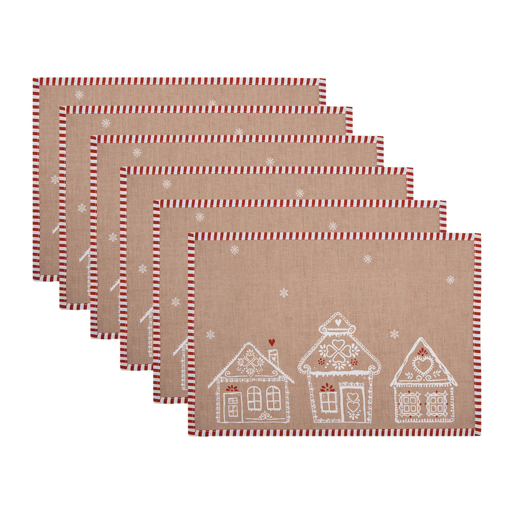 [GBB40] Placemat 6 stuks 48x33 cm SPL