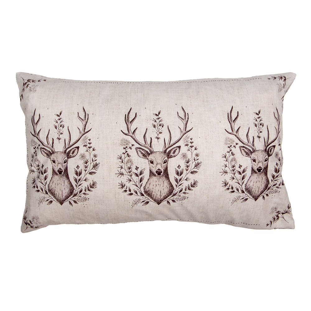 [GTW36-2] Cushion cover Beige Brown 30x50 cm