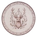 Sottopiatto Beige Marrone Ø 33x1 cm