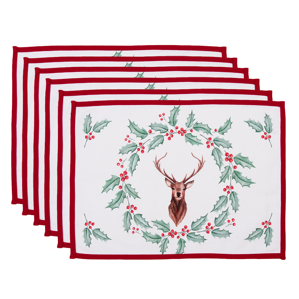 [HCH40] Placemat 6 stuks 48x33 cm SPL