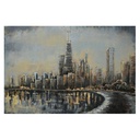 Wall Decoration Grey 120x4x80 cm