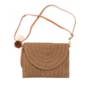 Pochette Marrone 27x3x20 cm