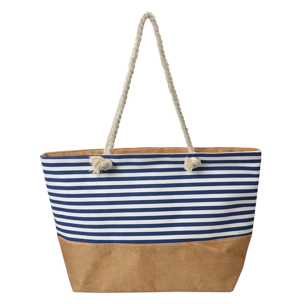 [JZBG0318] Bag Brown Blue 55x1x36 cm