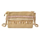 Handbag Women Brown Pink 30x3x18 cm