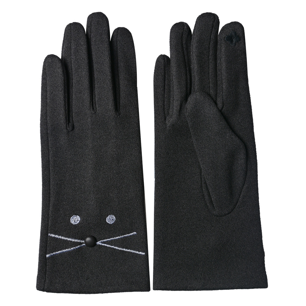 [JZGL0050] Winter Gloves Grey 8x24 cm