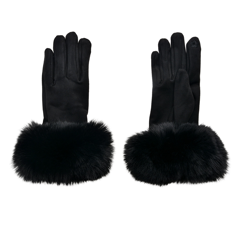 Handschoenen 9x24 cm zwart