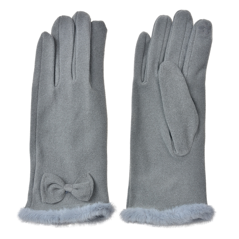 [JZGL0089G] Handschuhe Winter Grau 9x23x1 cm