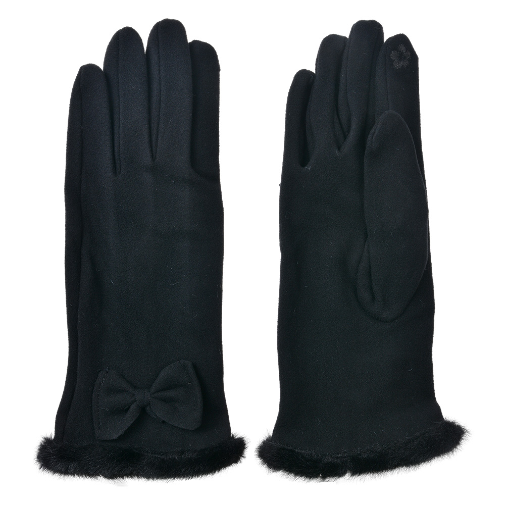 [JZGL0089Z] Winter Gloves Black 9x23x1 cm