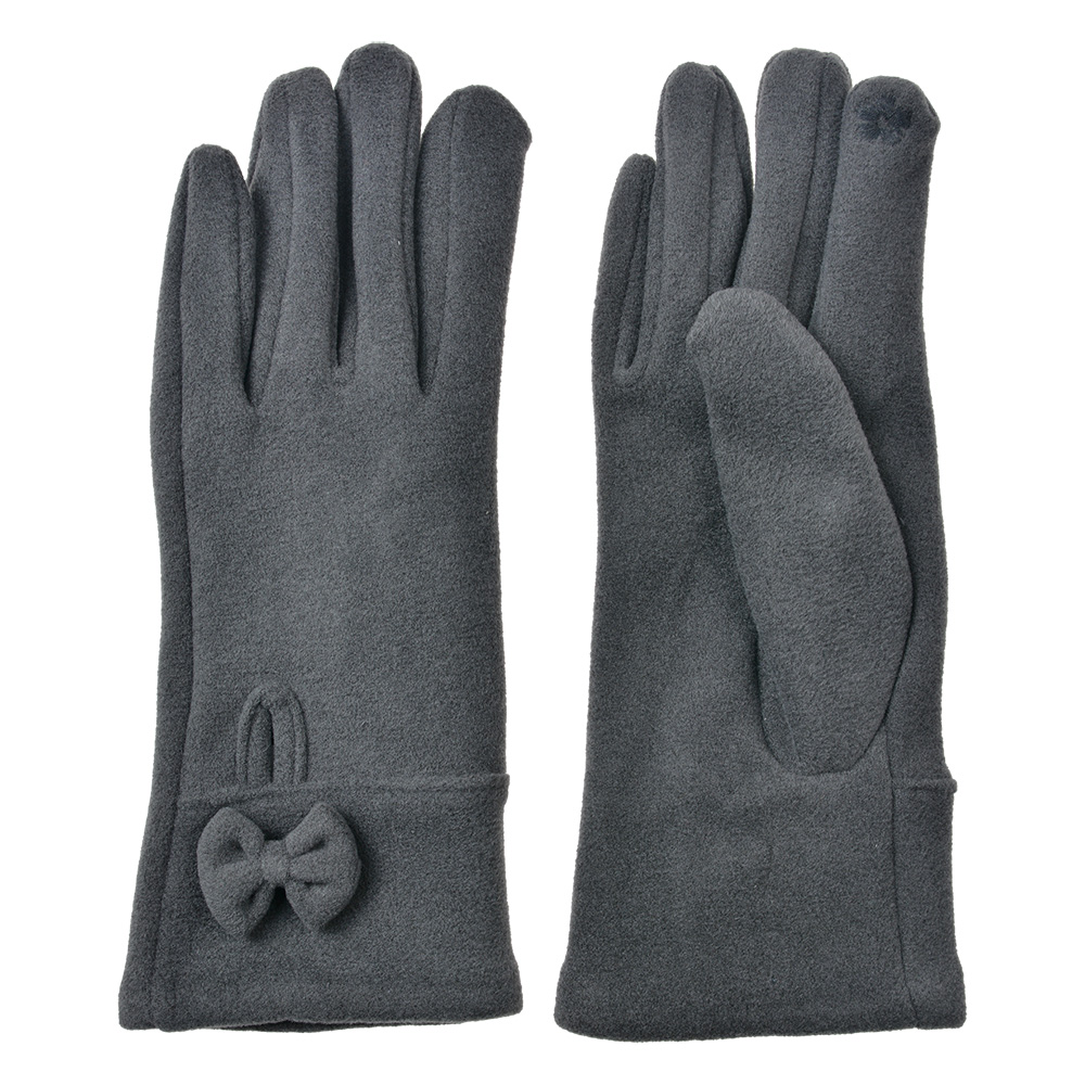 [JZGL0091G] Winter Gloves Grey 9x23x1 cm