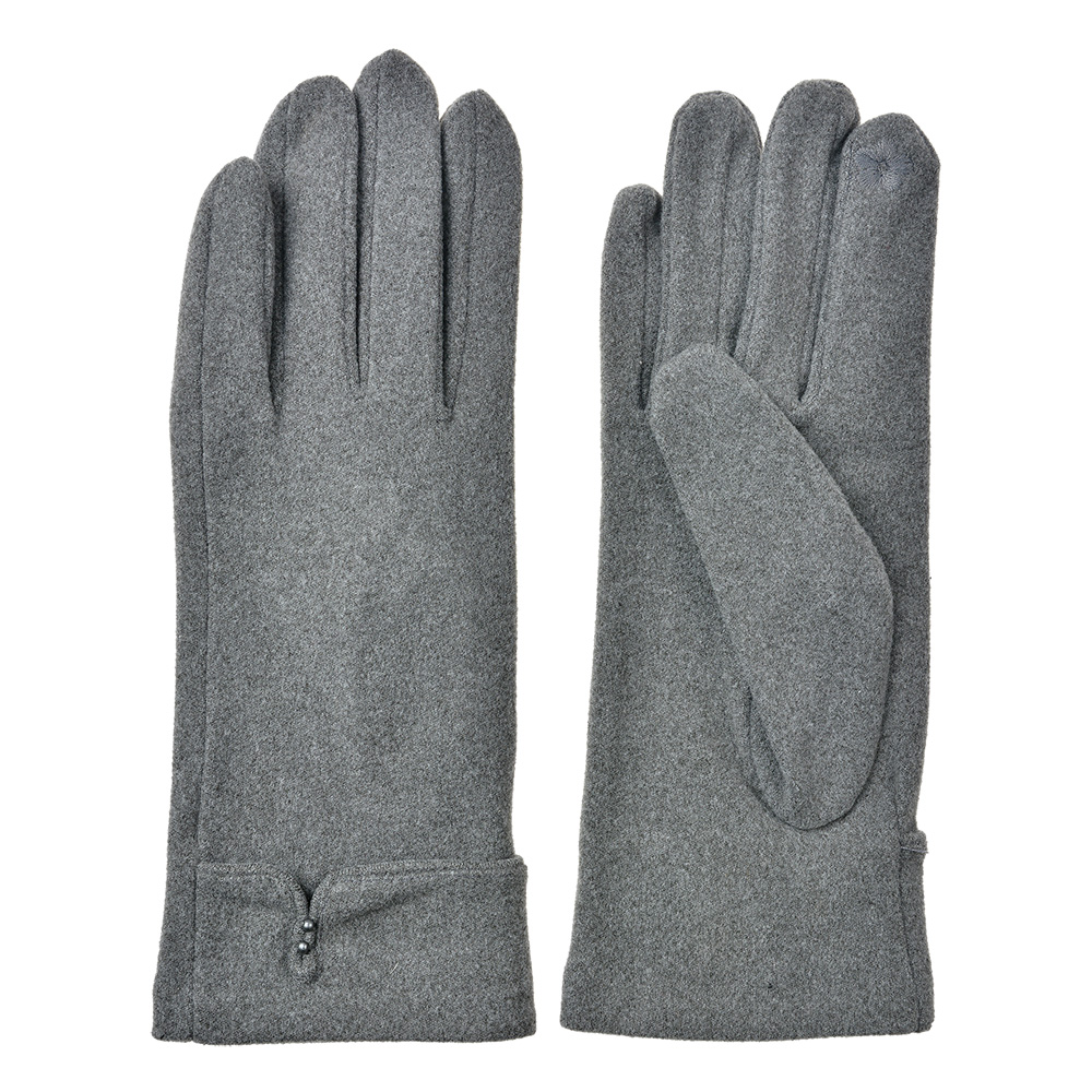 [JZGL0092G] Winter Gloves Grey 9x23x1 cm