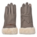 Handschoenen 9x23 cm bruin