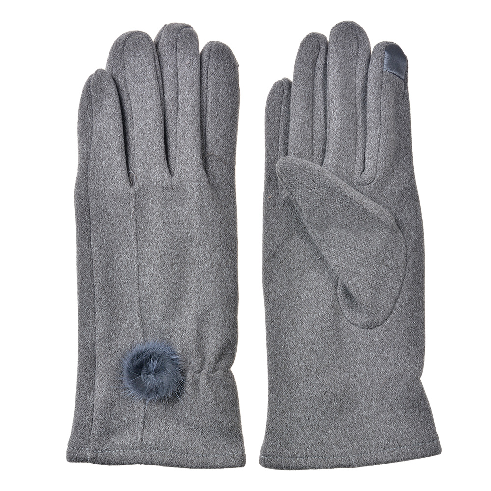[JZGL0107] Gants d'hiver Gris 9x23 cm