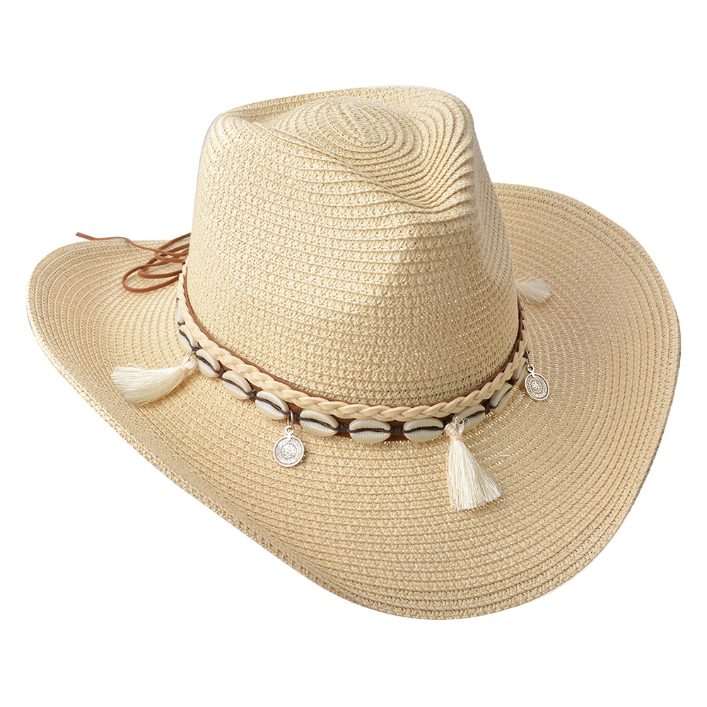 [JZHA0050BE] Hat Women Beige 58 cm