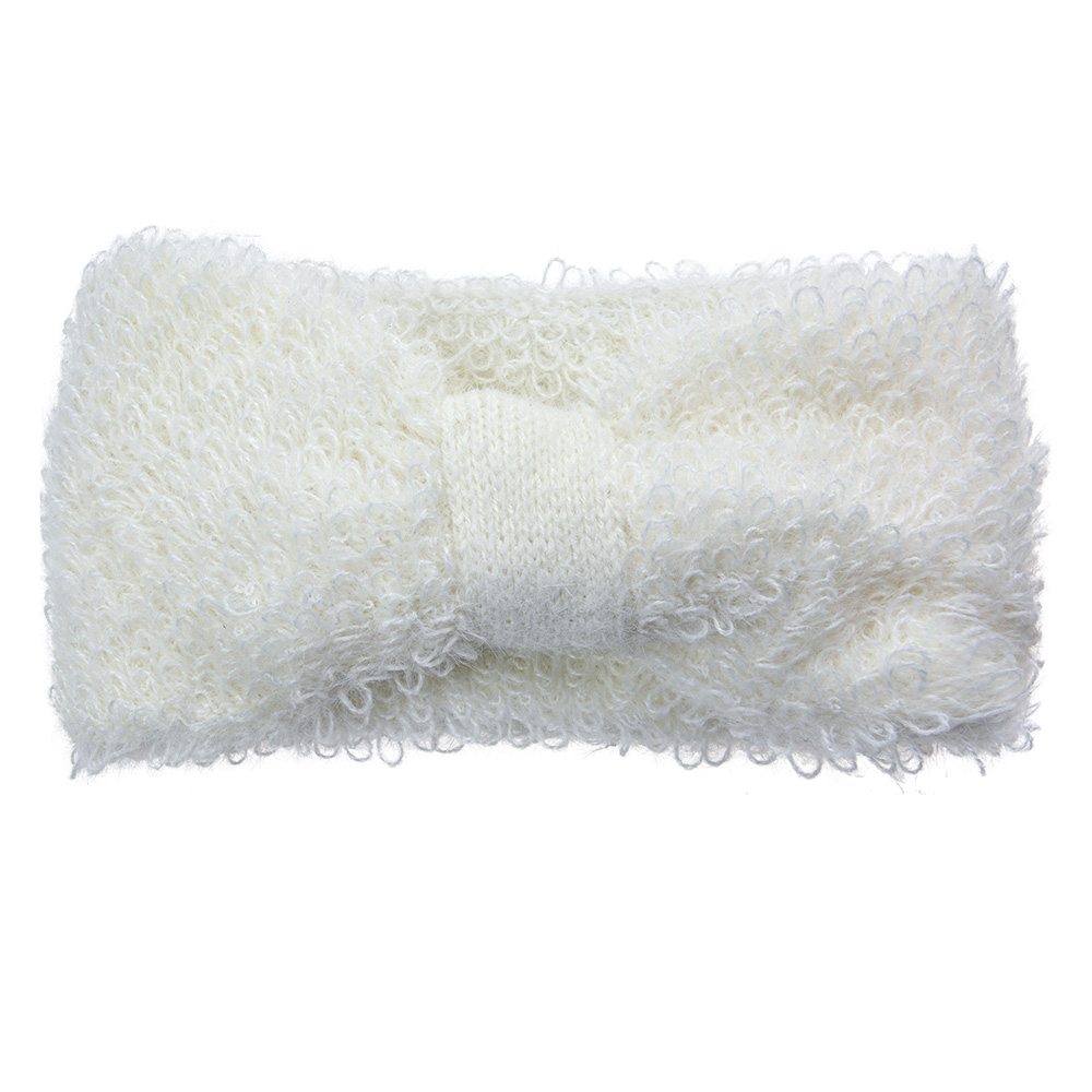 [JZHE0011W] Hoofdband 10x22 cm wit