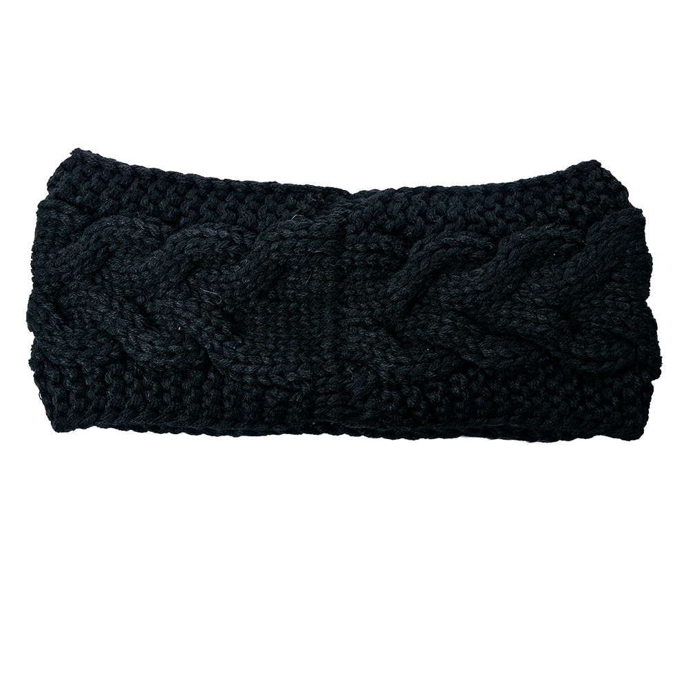 [JZHE0015Z] Hoofdband 10x22 cm zwart