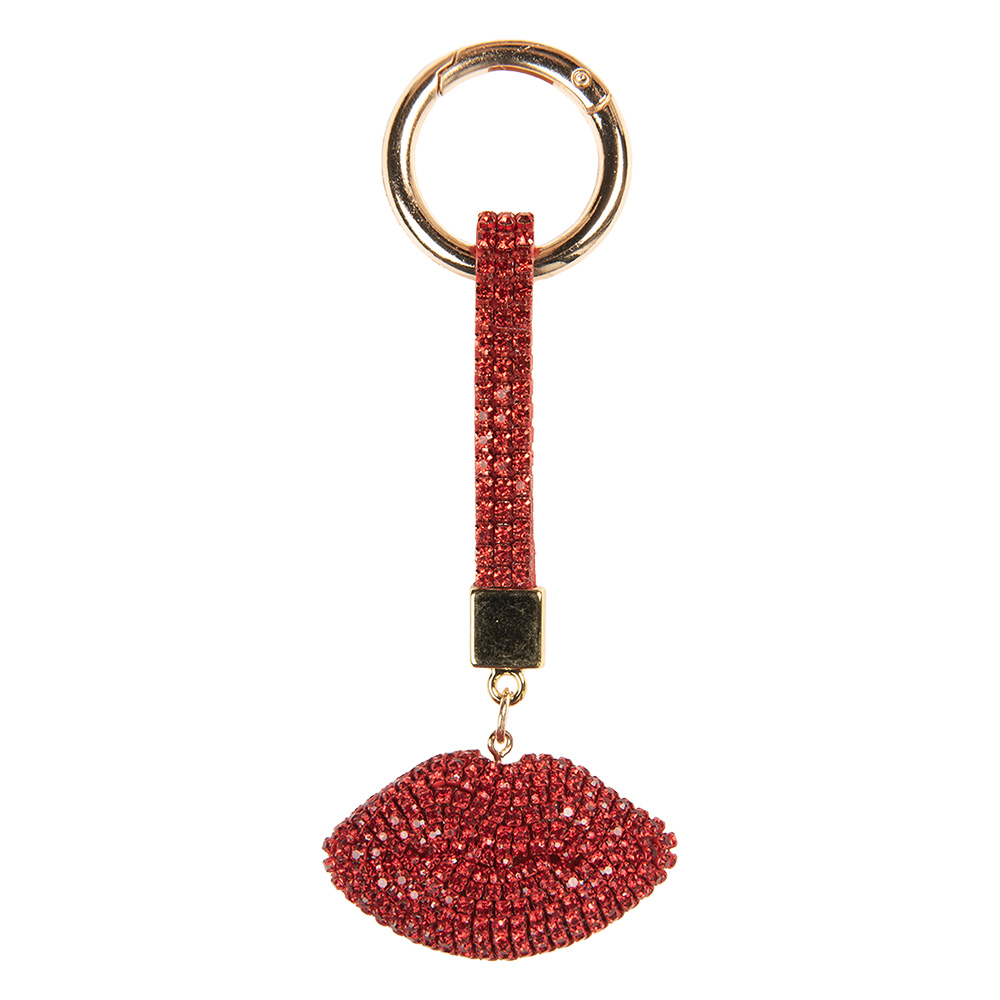 [JZKC0213] Sleutelhanger rood 5x2x13 cm