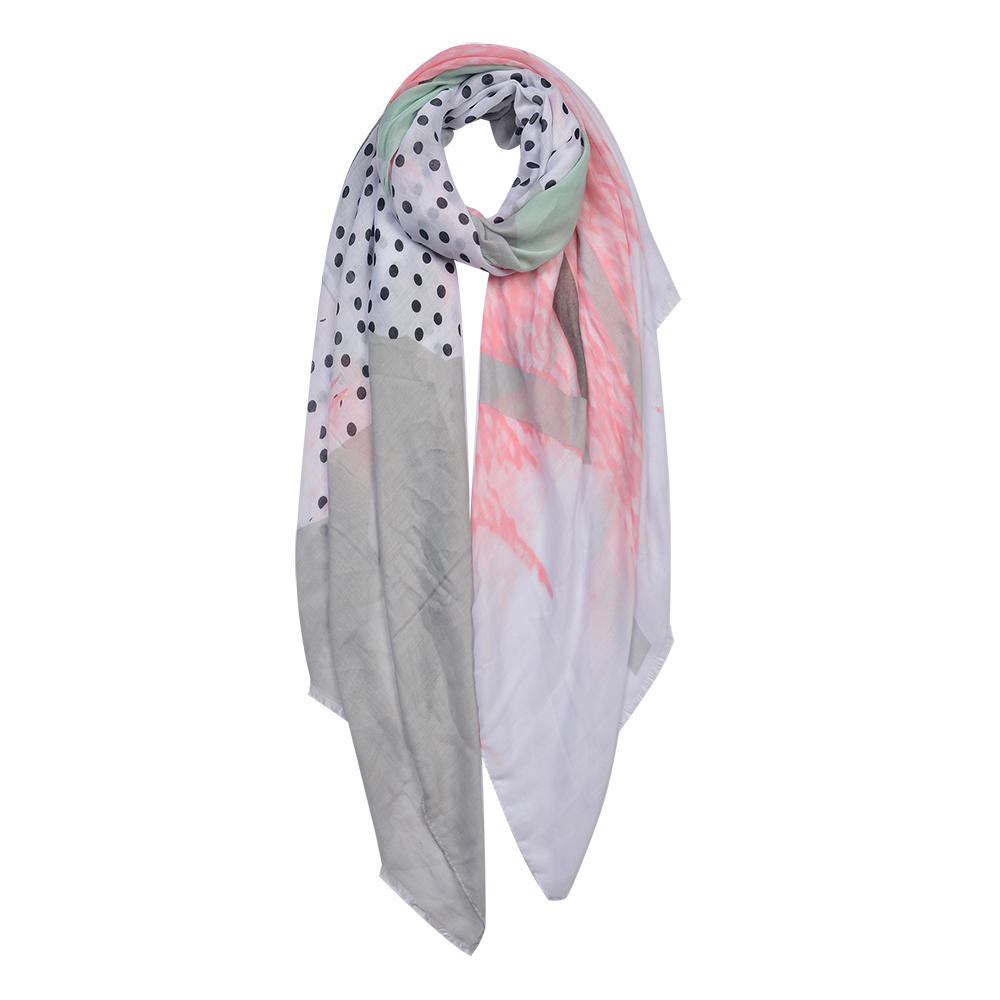 Sjaal 85x180 cm grijs
