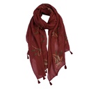 Sjaal 70x180 cm rood