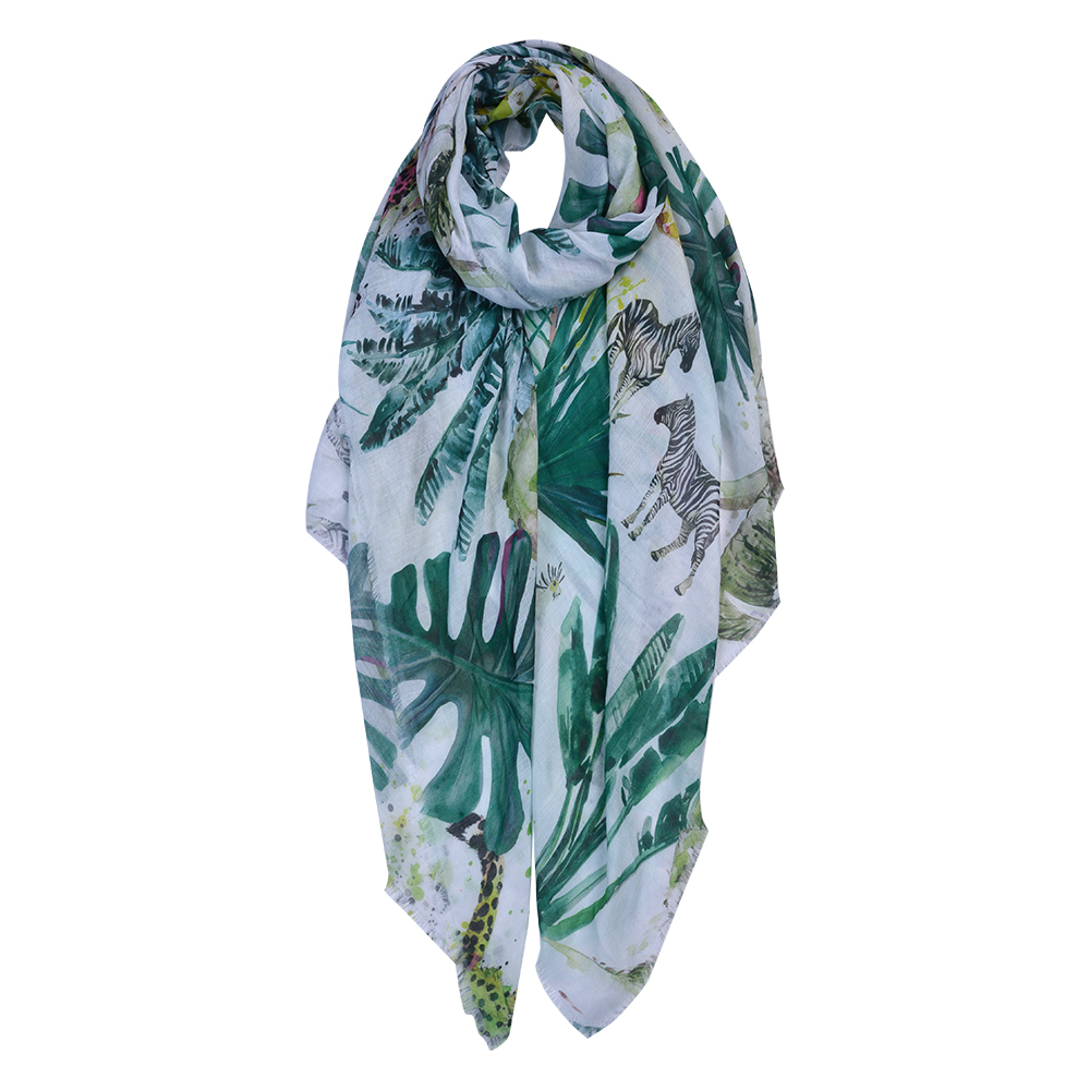 [JZSC0682] Sjaal 90x180 cm groen
