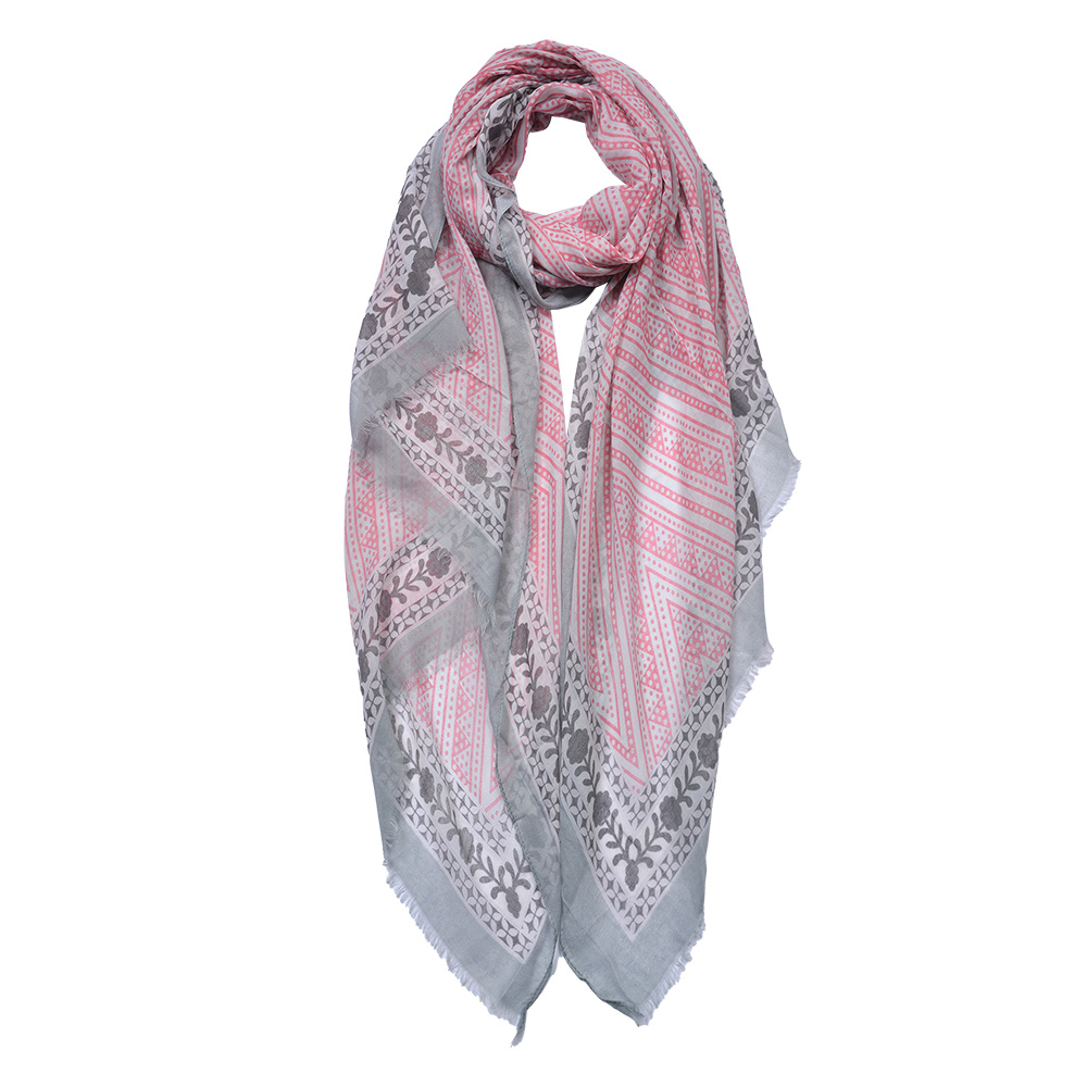 Sjaal 90x180 cm roze