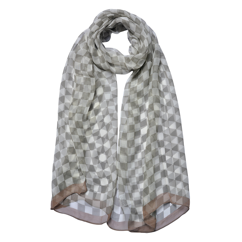 Sjaal 50x160 cm kaki
