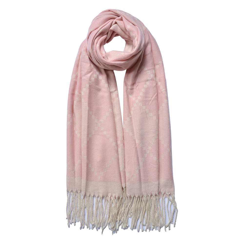 [JZSC0776P] Sjaal 68x180 cm roze