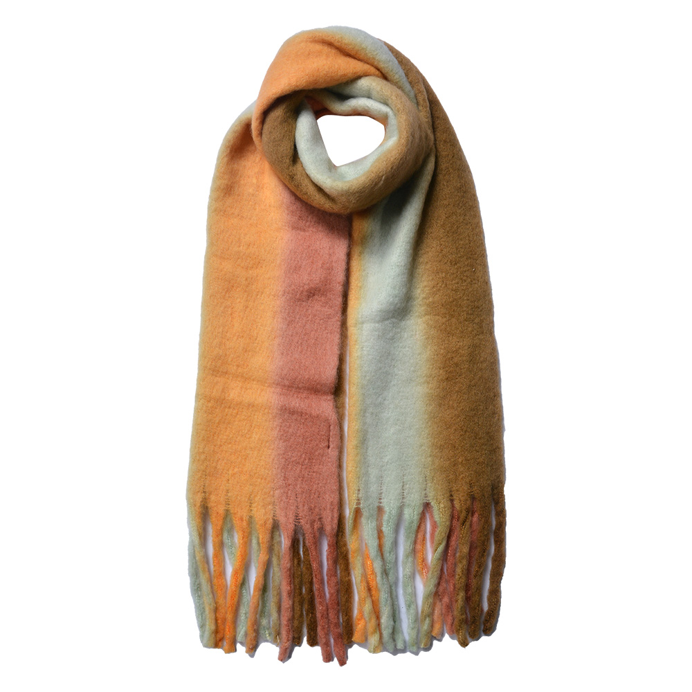 [JZSC0785CH] Sjaal 35x180 cm bruin
