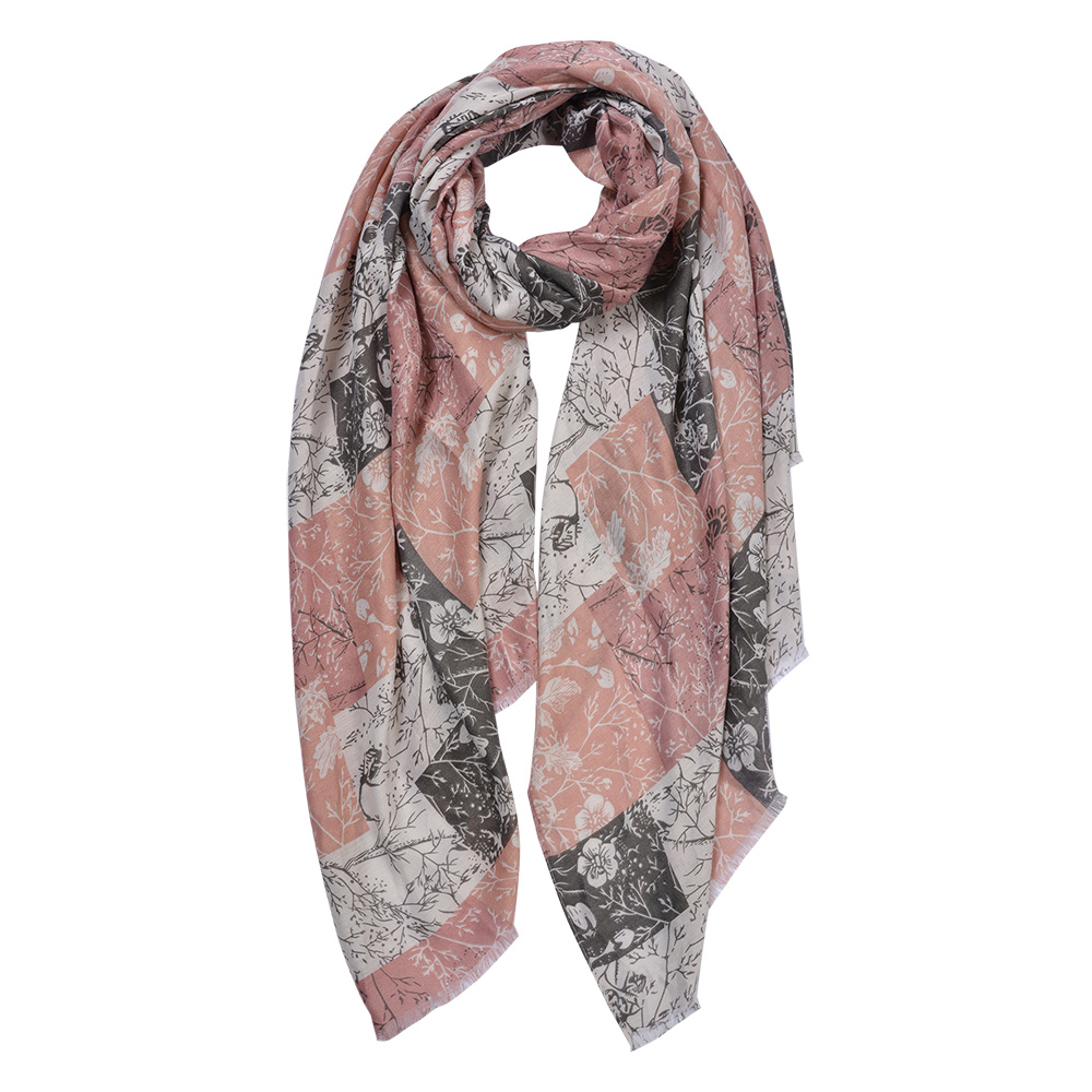 Sjaal 80x180 cm roze