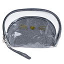 Toiletry Bag Women Silver (set 2) 24x15 / 19x12 cm