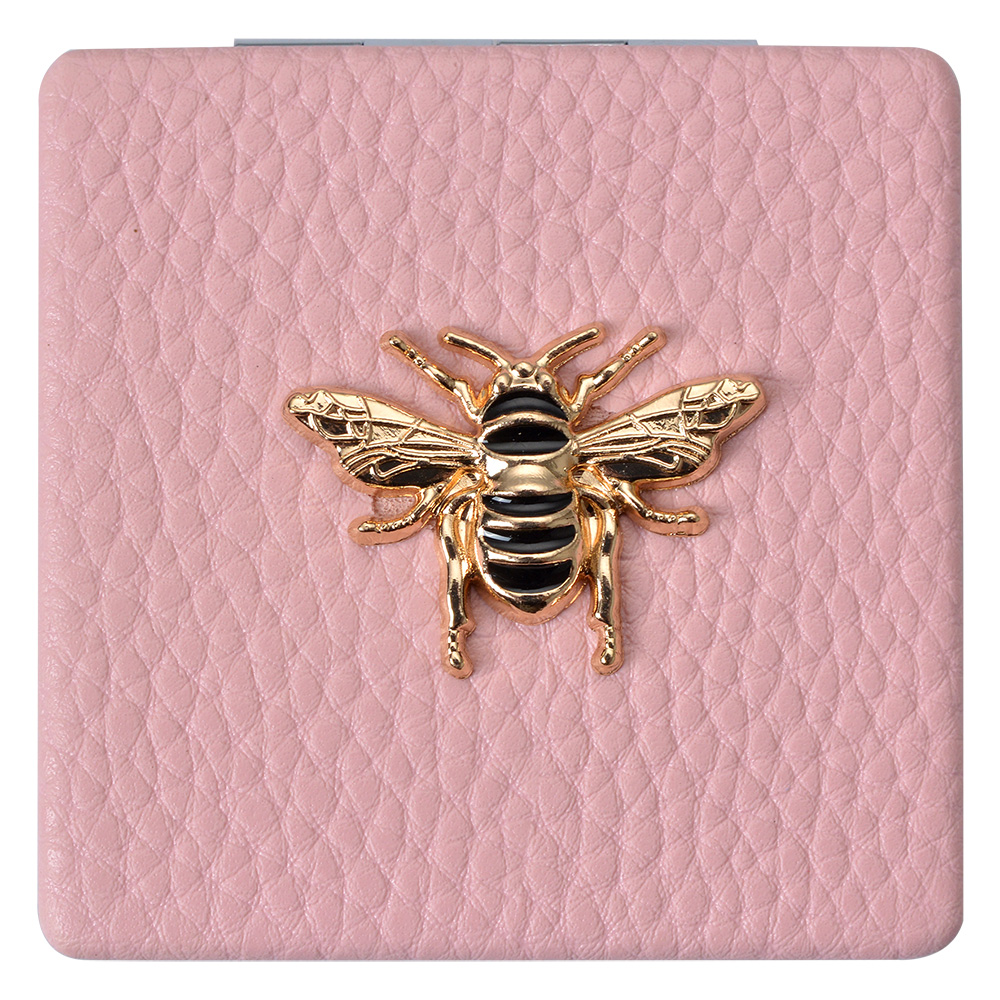 [JZSP0007P] Handspiegel Rosa 6x6 cm